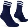 GripGrab Original Gestreifte Crew Socken - Navy Blue -Gripgrab gripgrab original stripes crew socks navy blue 1 1094468