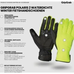 GripGrab Polaris 2 Wasserdichte Winter Fahrradhandschuhe - Yellow Hi-vis -Gripgrab gripgrab polaris 2 waterproof winter gloves yellow hi vis 8 1275369