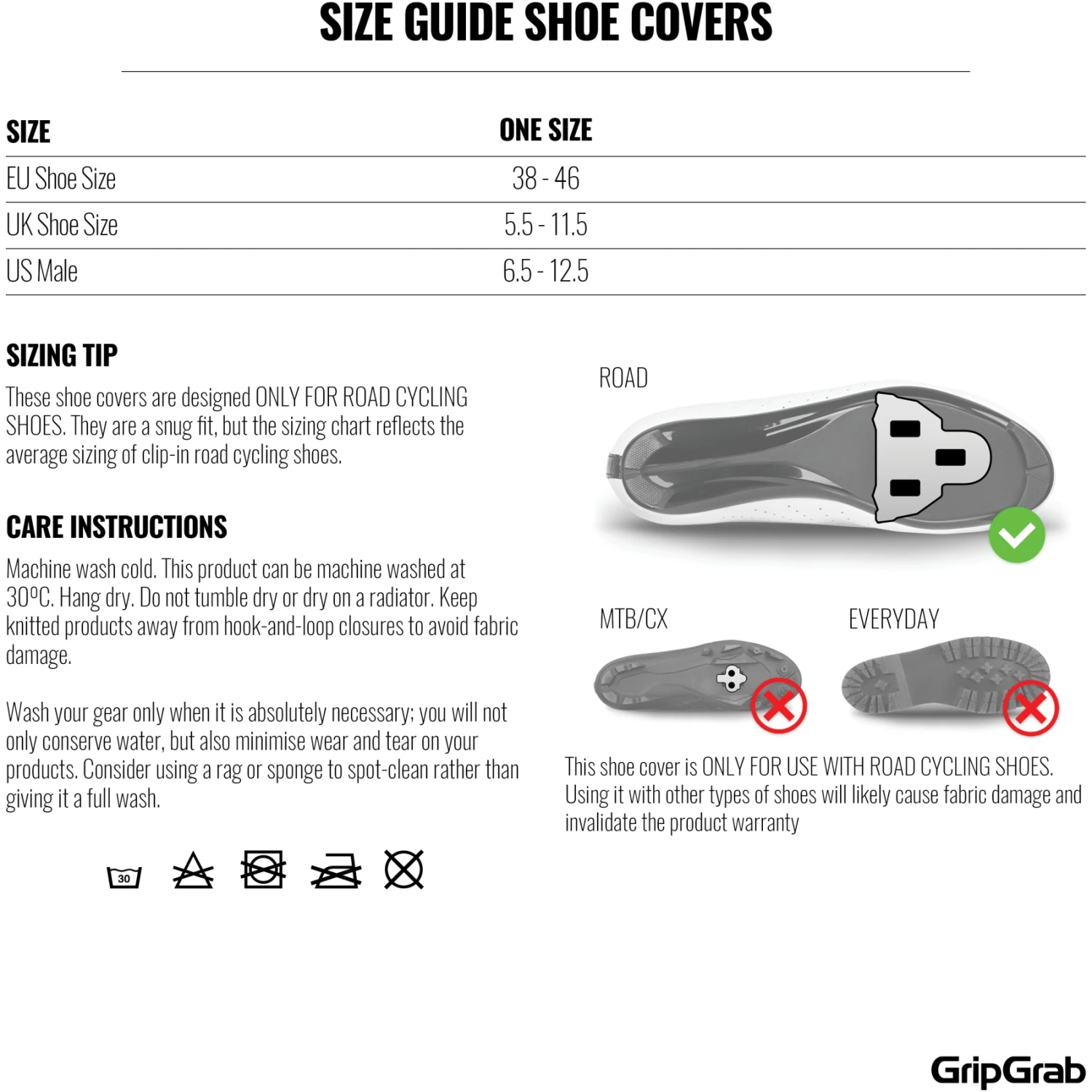 GripGrab Primavera Übergangs Überschuhe - Black 17 GripGrab Primavera Übergangs Überschuhe - Black – Bild 15