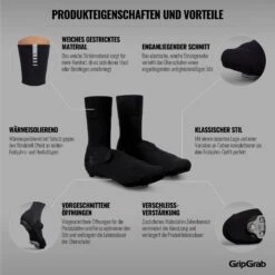 GripGrab Primavera Übergangs Überschuhe - Black 28 GripGrab Primavera Übergangs Überschuhe - Black -Gripgrab gripgrab primavera midseason cover socks black 2 1200115