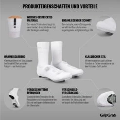 GripGrab Primavera Übergangs Überschuhe - White -Gripgrab gripgrab primavera midseason cover socks white 11 1200136