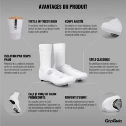 GripGrab Primavera Übergangs Überschuhe - White -Gripgrab gripgrab primavera midseason cover socks white 13 1200138