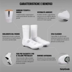 GripGrab Primavera Übergangs Überschuhe - White -Gripgrab gripgrab primavera midseason cover socks white 14 1200134