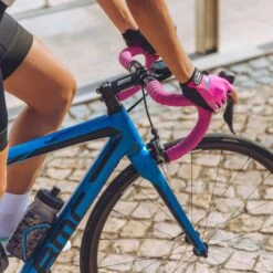 GripGrab ProGel Hi-Vis Gepolsterter Kurzfinger Handschuhe - Pink Hi-Vis -Gripgrab gripgrab progel hi vis padded short finger gloves pink hi vis 2 1200395