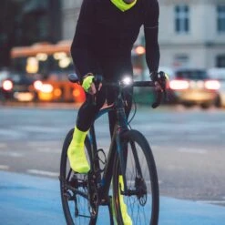 GripGrab ProGel Hi-Vis Gepolsterter Kurzfinger Handschuhe - Yellow Hi-Vis -Gripgrab gripgrab progel hi vis padded short finger gloves yellow hi vis 3 1200447