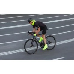 GripGrab ProGel Hi-Vis Gepolsterter Kurzfinger Handschuhe - Yellow Hi-Vis -Gripgrab gripgrab progel hi vis padded short finger gloves yellow hi vis 9 1200448