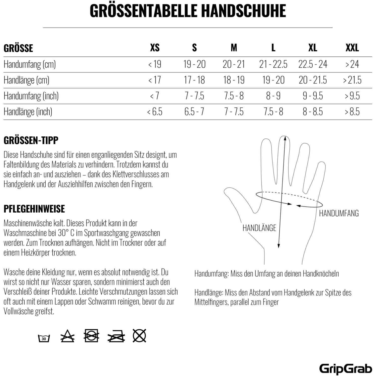 GripGrab ProGel Gepolsterter Kurzfinger Handschuhe - Black 19 GripGrab ProGel Gepolsterter Kurzfinger Handschuhe - Black – Bild 17
