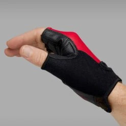 GripGrab ProGel Gepolsterter Kurzfinger Handschuhe - Red -Gripgrab gripgrab progel padded short finger gloves red 11 1200280