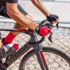 GripGrab ProGel Gepolsterter Kurzfinger Handschuhe - Red -Gripgrab gripgrab progel padded short finger gloves red 14 1200286