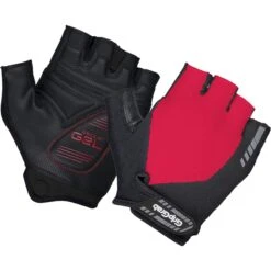 GripGrab ProGel Gepolsterter Kurzfinger Handschuhe - Red