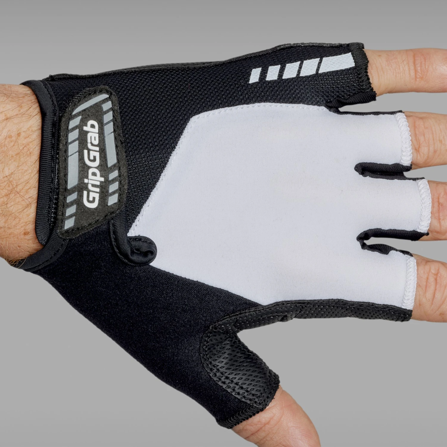 GripGrab ProGel Gepolsterter Kurzfinger Handschuhe - White 5 GripGrab ProGel Gepolsterter Kurzfinger Handschuhe - White – Bild 3