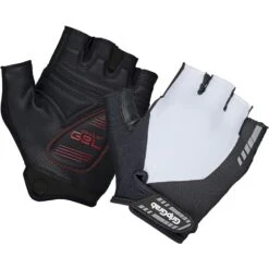 GripGrab ProGel Gepolsterter Kurzfinger Handschuhe - White