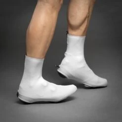GripGrab RaceAero II Lightweight Lycra Überschuh - White 7 GripGrab RaceAero II Lightweight Lycra Überschuh - White -Gripgrab gripgrab raceaero ii lightweight lycra shoe cover white 3 916062