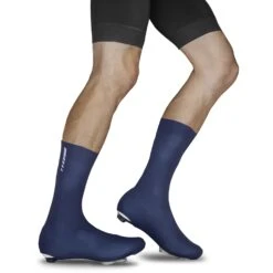 GripGrab RaceAero TT Raceday Lycra Überschuh 2 - Navy Blue -Gripgrab gripgrab raceaero tt raceday lycra shoe cover 2 navy blue 3 916014