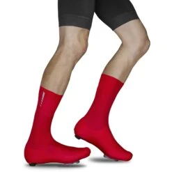 GripGrab RaceAero TT Raceday Lycra Überschuh 2 - Red -Gripgrab gripgrab raceaero tt raceday lycra shoe cover 2 red 3 916007