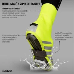 GripGrab RaceThermo Hi-Vis Wasserdichter Winter Überschuh - Yellow Hi-Vis 32 GripGrab RaceThermo Hi-Vis Wasserdichter Winter Überschuh - Yellow Hi-Vis -Gripgrab gripgrab racethermo hi vis waterproof winter shoe cover yellow hi vis 12 1094103