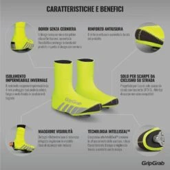 GripGrab RaceThermo Hi-Vis Wasserdichter Winter Überschuh - Yellow Hi-Vis 27 GripGrab RaceThermo Hi-Vis Wasserdichter Winter Überschuh - Yellow Hi-Vis -Gripgrab gripgrab racethermo hi vis waterproof winter shoe cover yellow hi vis 4 1094096