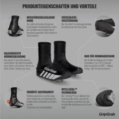 GripGrab RaceThermo Wasserdichte Winter Überschuhe - Black -Gripgrab gripgrab racethermo waterproof winter shoe cover black 2 1094086