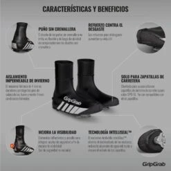 GripGrab RaceThermo Wasserdichte Winter Überschuhe - Black -Gripgrab gripgrab racethermo waterproof winter shoe cover black 3 1094087