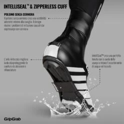 GripGrab RaceThermo Wasserdichte Winter Überschuhe - Black -Gripgrab gripgrab racethermo waterproof winter shoe cover black 8 1094092