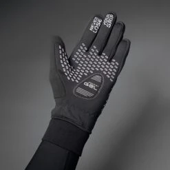 GripGrab Rebel Youngster Winddichter Winter Handschuhe - Black/Grey -Gripgrab gripgrab rebel youngster windproof winter glove black grey 2 1079385