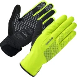 GripGrab Ride Hi-Vis Wasserdichter Winter Handschuhe - Yellow Hi-Vis