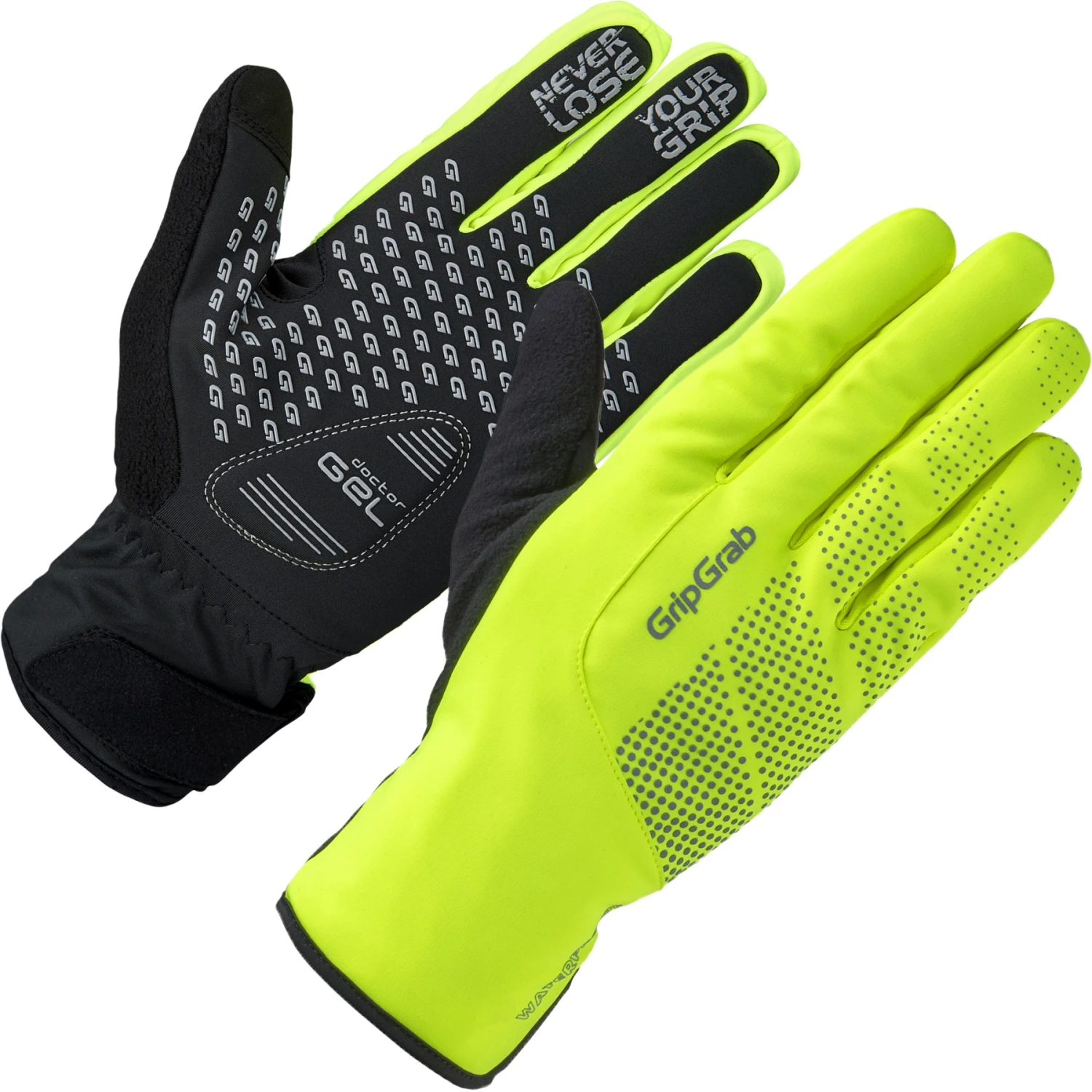 GripGrab Ride Hi-Vis Wasserdichter Winter Handschuhe - Yellow Hi-Vis 3 GripGrab Ride Hi-Vis Wasserdichter Winter Handschuhe - Yellow Hi-Vis