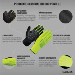 GripGrab Ride Hi-Vis Wasserdichter Winter Handschuhe - Yellow Hi-Vis 24 GripGrab Ride Hi-Vis Wasserdichter Winter Handschuhe - Yellow Hi-Vis -Gripgrab gripgrab ride hi vis waterproof winter glove yellow hi vis 2 1093829