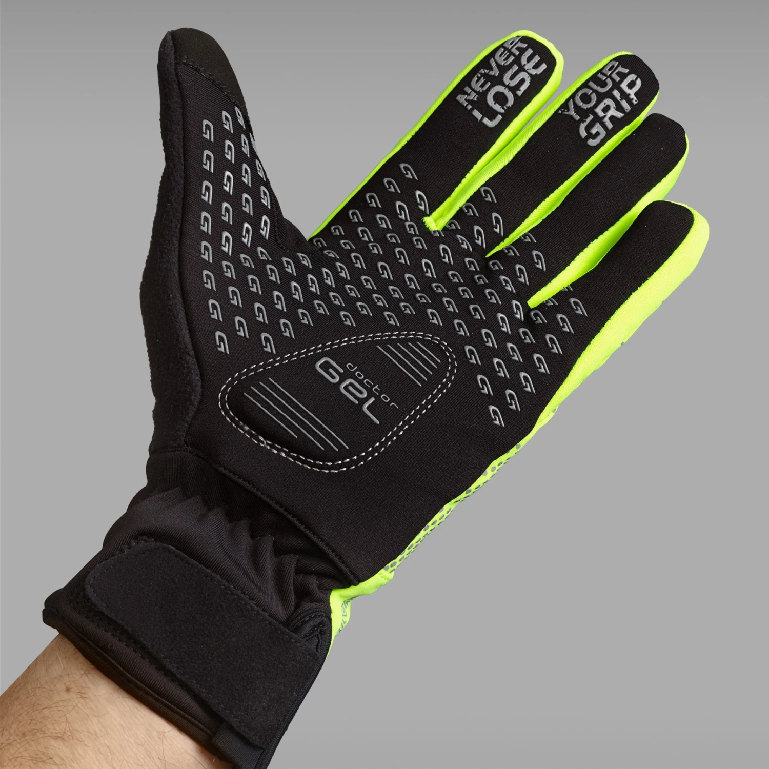 GripGrab Ride Hi-Vis Wasserdichter Winter Handschuhe - Yellow Hi-Vis 9 GripGrab Ride Hi-Vis Wasserdichter Winter Handschuhe - Yellow Hi-Vis – Bild 7