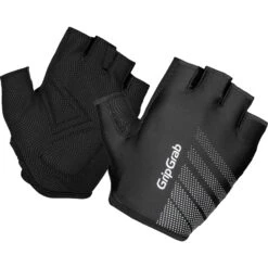 GripGrab Ride Leichte Gepolsterte Kurzfinger Handschuhe - Black