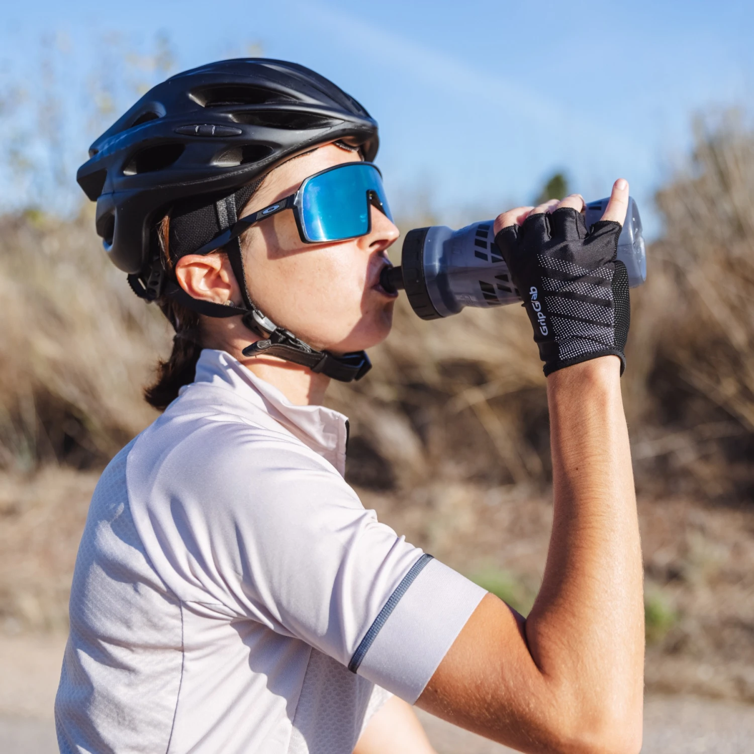 GripGrab Ride Leichte Gepolsterte Kurzfinger Handschuhe - Black 15 GripGrab Ride Leichte Gepolsterte Kurzfinger Handschuhe - Black – Bild 13