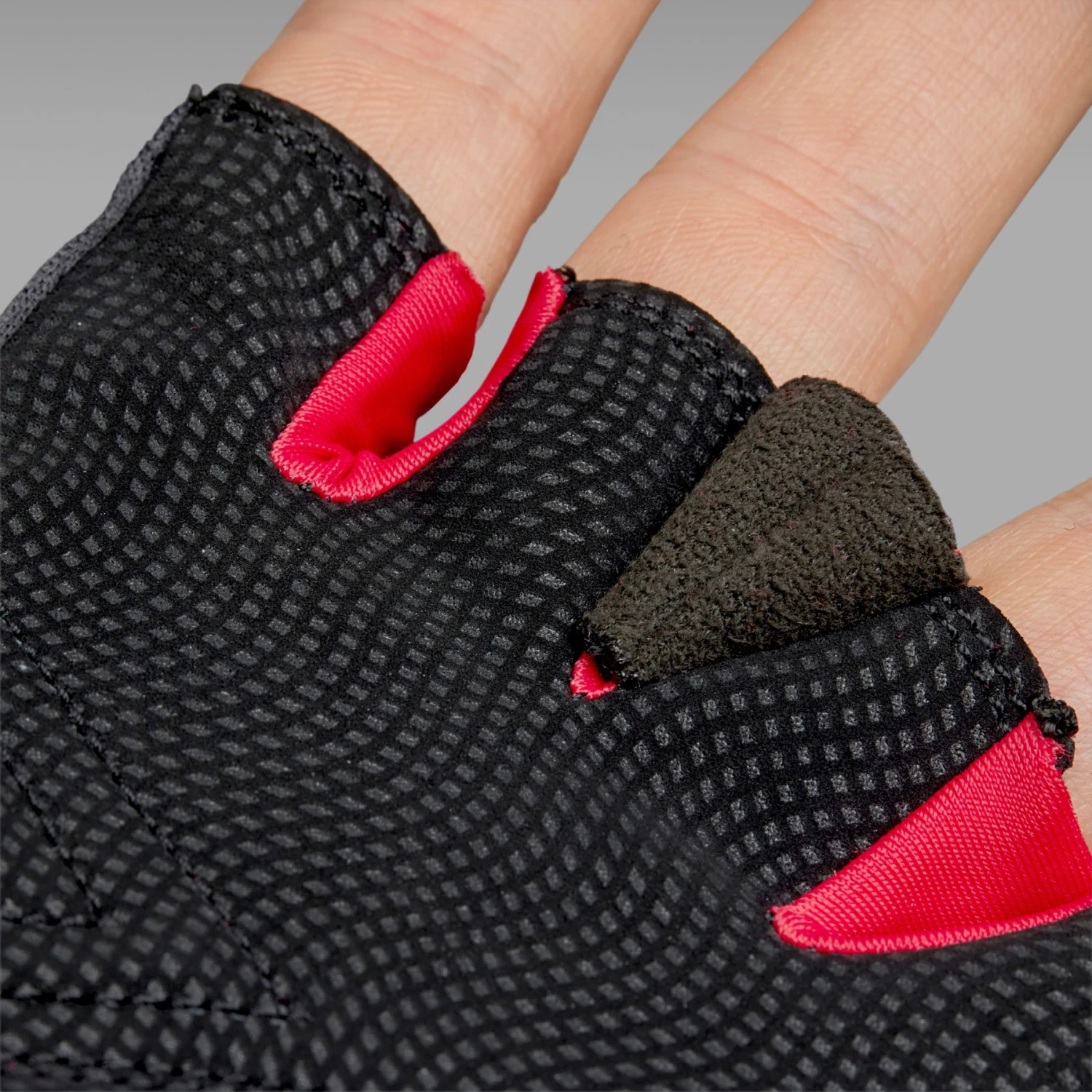 GripGrab Ride Leichte Gepolsterte Kurzfinger Handschuhe - Rot 8 GripGrab Ride Leichte Gepolsterte Kurzfinger Handschuhe - Rot – Bild 6