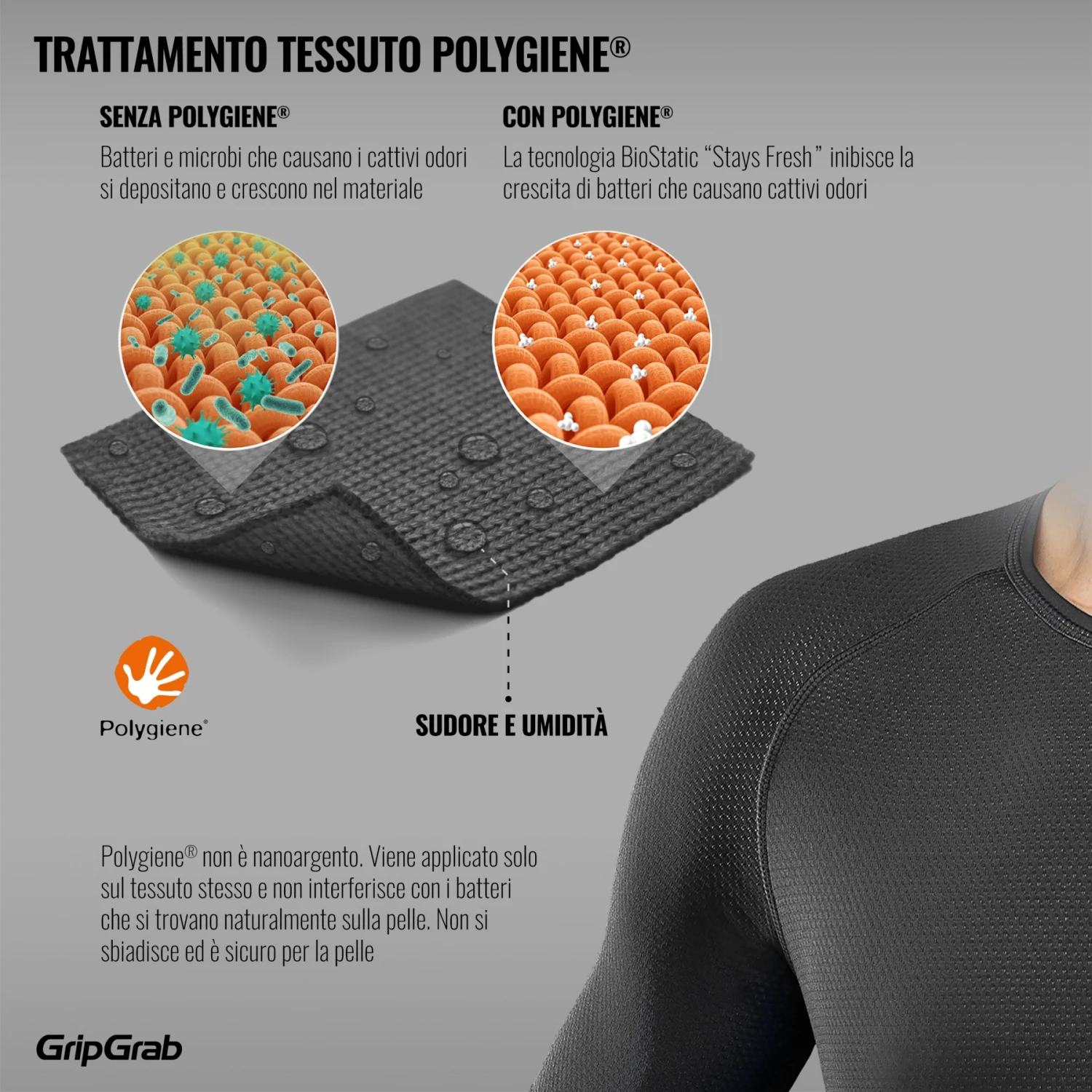 GripGrab Ride Thermal Langärmeliges Unterhemd - 3er Pack - Black 5 GripGrab Ride Thermal Langärmeliges Unterhemd - 3er Pack - Black – Bild 3