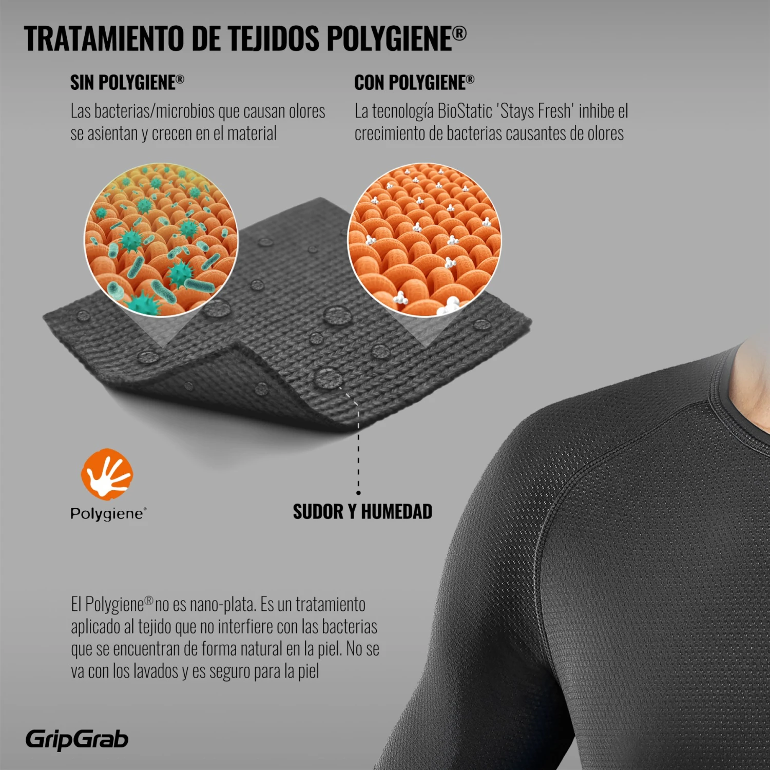 GripGrab Ride Thermal Langärmeliges Unterhemd - 3er Pack - Black 4 GripGrab Ride Thermal Langärmeliges Unterhemd - 3er Pack - Black – Bild 2