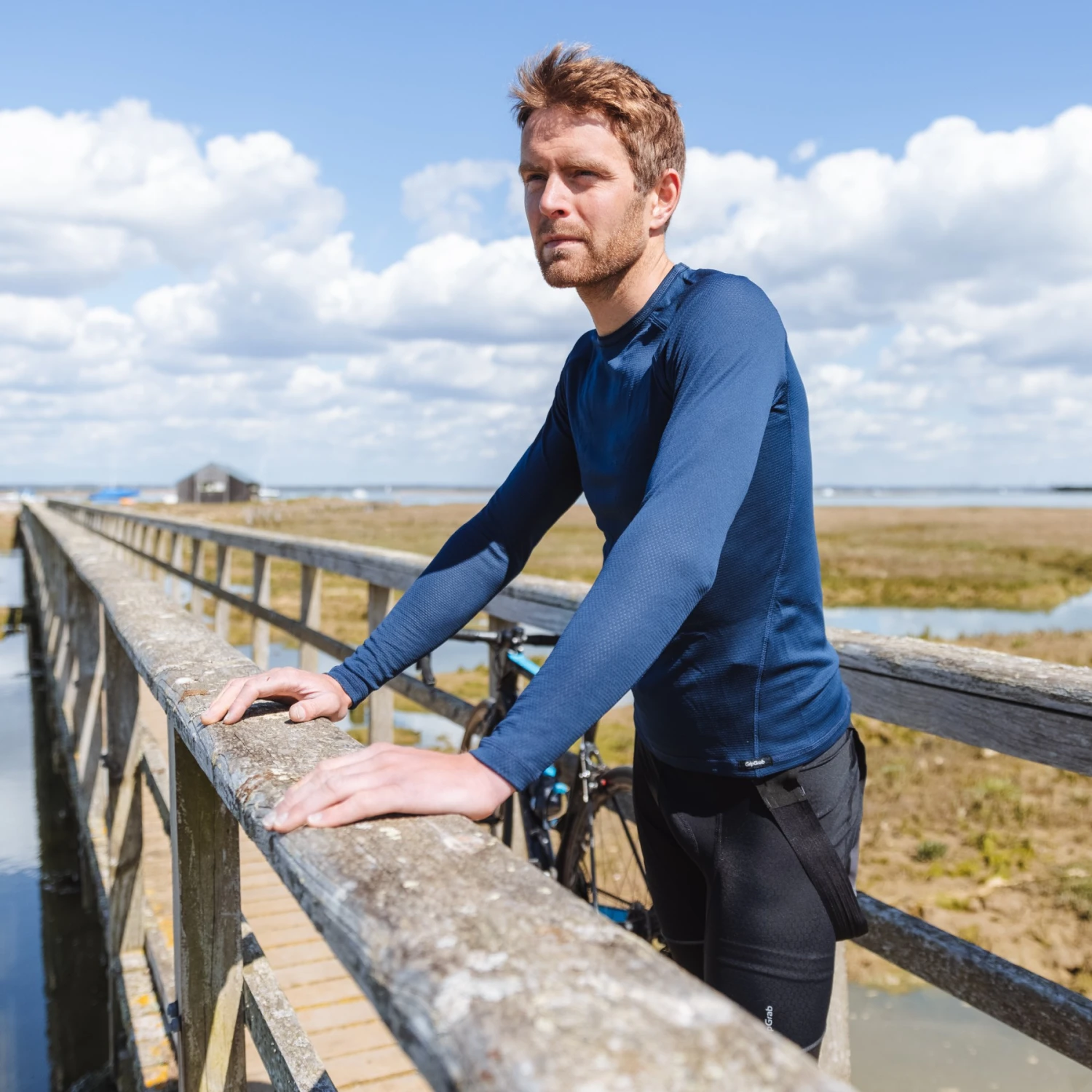 GripGrab Ride Thermal Langärmeliges Unterhemd - Navy Blue 17 GripGrab Ride Thermal Langärmeliges Unterhemd - Navy Blue – Bild 15