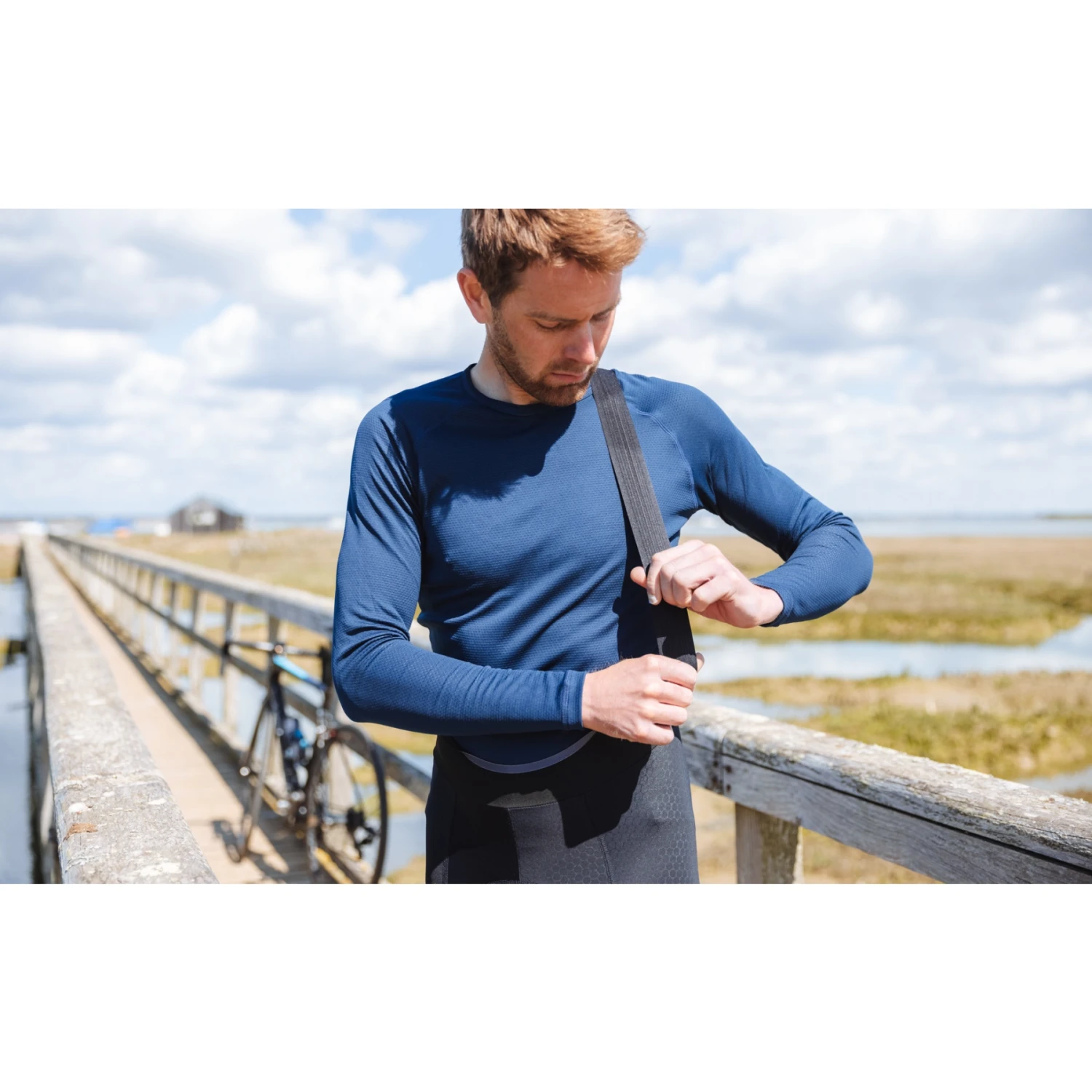 GripGrab Ride Thermal Langärmeliges Unterhemd - Navy Blue 18 GripGrab Ride Thermal Langärmeliges Unterhemd - Navy Blue – Bild 16