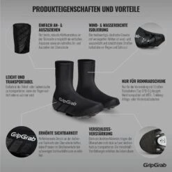GripGrab Ride Wasserdichter Überschuhe - Black 25 GripGrab Ride Wasserdichter Überschuhe - Black -Gripgrab gripgrab ride waterproof shoe cover black 2 1094114