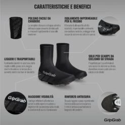 GripGrab Ride Wasserdichter Überschuhe - Black 27 GripGrab Ride Wasserdichter Überschuhe - Black -Gripgrab gripgrab ride waterproof shoe cover black 4 1094116
