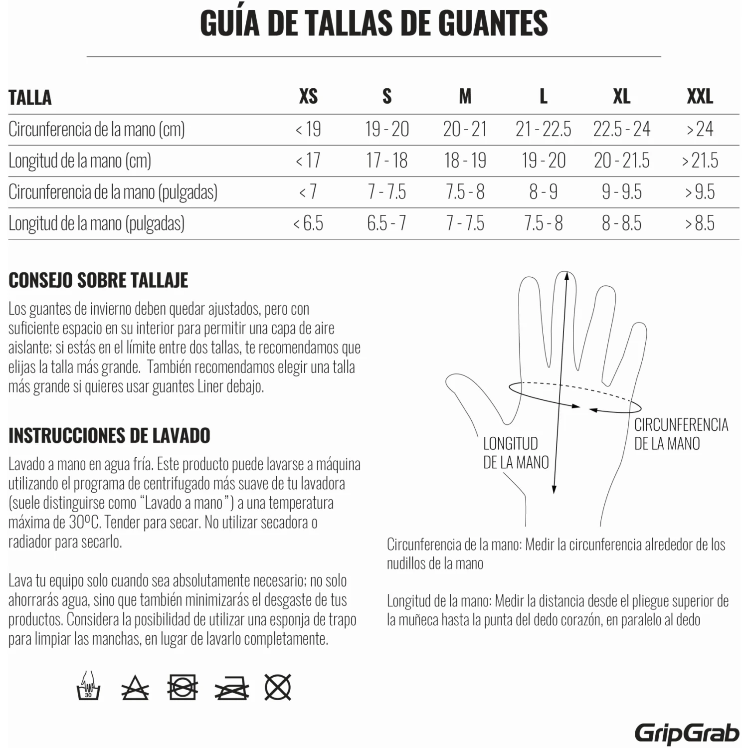 GripGrab Ride Wasserdichter Winter Handschuhe - Black 19 GripGrab Ride Wasserdichter Winter Handschuhe - Black – Bild 17