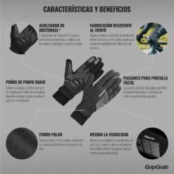 GripGrab Ride Winddichter Winter Handschuhe - Black -Gripgrab gripgrab ride windproof winter glove black 3 1093763