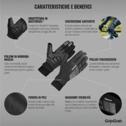 GripGrab Ride Winddichter Winter Handschuhe - Black -Gripgrab gripgrab ride windproof winter glove black 4 1093764
