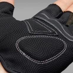 GripGrab Rouleur Gepolsterter Kurzfinger Handschuhe - Black -Gripgrab gripgrab rouleur padded short finger gloves black 3 1201120 1