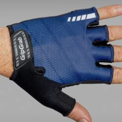 GripGrab Rouleur Gepolsterter Kurzfinger Handschuhe - Navy Blue -Gripgrab gripgrab rouleur padded short finger gloves navy blue 8 1201199