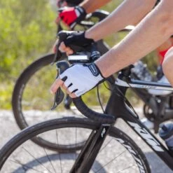 GripGrab Rouleur Gepolsterter Kurzfinger Handschuhe - White -Gripgrab gripgrab rouleur padded short finger gloves white 13 1201165