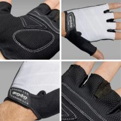 GripGrab Rouleur Gepolsterter Kurzfinger Handschuhe - White -Gripgrab gripgrab rouleur padded short finger gloves white 8 1201150