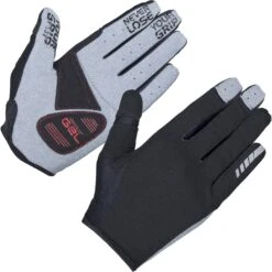 GripGrab Shark Gepolsterter Langfinger Handschuhe - Black