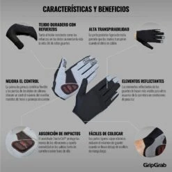 GripGrab Shark Gepolsterter Langfinger Handschuhe - Black -Gripgrab gripgrab shark padded full finger gloves black 5 1201354