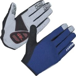 GripGrab Shark Gepolsterter Langfinger Handschuhe - Navy Blue