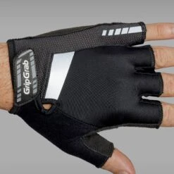 GripGrab SuperGel Gepolsterter Kurzfinger Handschuhe - Black -Gripgrab gripgrab supergel padded short finger gloves black 11 1201731