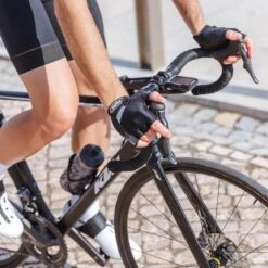 GripGrab SuperGel Gepolsterter Kurzfinger Handschuhe - Black -Gripgrab gripgrab supergel padded short finger gloves black 13 1201733